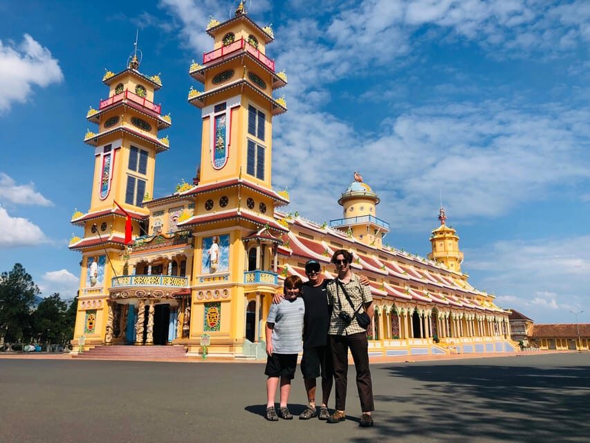 Black Virgin Moutain, Cu chi tunnels & Cao dai temple 1 day - Riding the cable car to Bà Đen Temple: views first, then temples