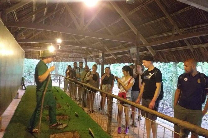Cu Chi Ben Duoc Tunnels: Authentic & Less Touristy (Max 10) - Entering the Ben Duoc tunnel complex: what you see underground