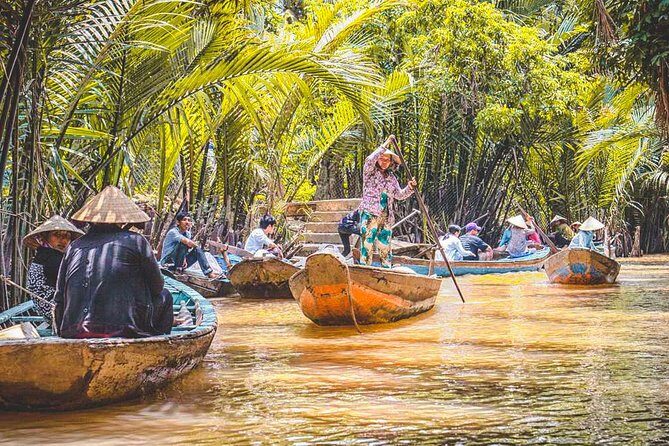 Cu Chi Tunnels and Mekong Delta Tour from Ho Chi Minh City - My Tho on the Tien River: islands, sampan canals, and a lighter pace