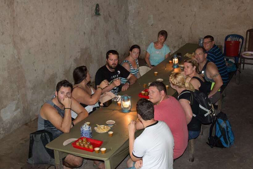 Cu Chi Tunnels Half-Day: Big Group Vietnam War Experience - The bus ride stops and the “break” reality