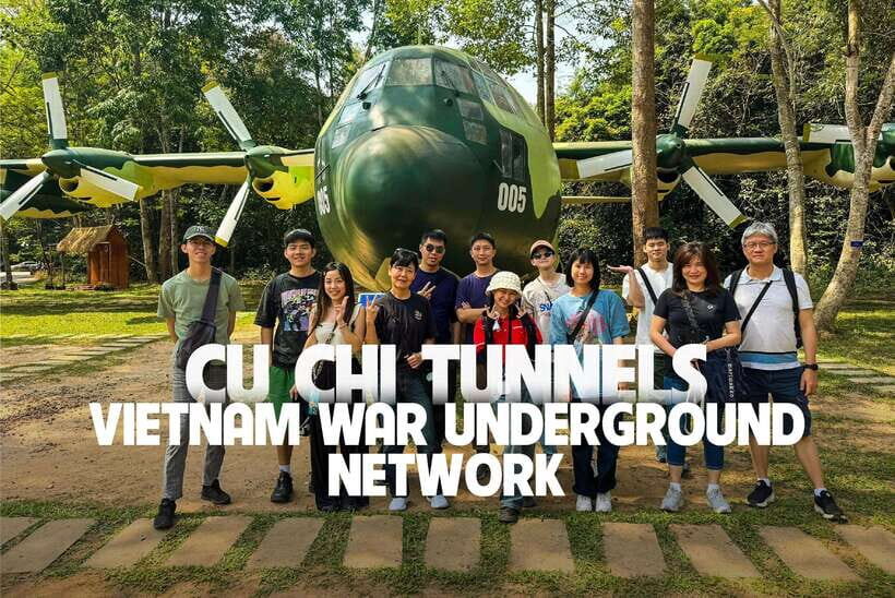 Cu Chi Tunnels Half Day Tour:Vietnam War Underground Network - Crawl-through tunnels, kitchens, bedrooms, and command spaces
