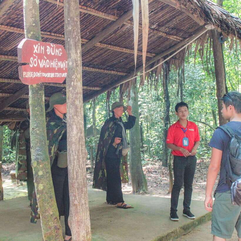 Cu Chi Tunnels Half Day Tour:Vietnam War Underground Network - Break time plus the shooting range option