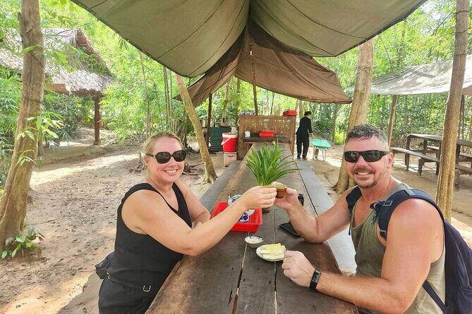 Cu Chi Tunnels Small Group Maximum 12 People From Ho Chi Minh - The Hoang Cam tapioca break: a small meal with real meaning