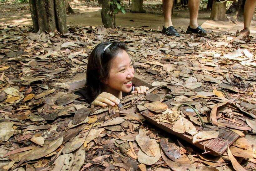 From HCM City: Visit Cu Chi Tunnels With A Small Group - The Hoang Cam stove and wartime food: tapioca tea break