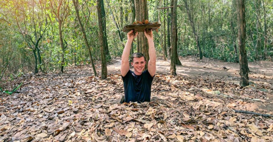 From HCM: Cost-Saving CuChi Tunnel & Mekong Delta 1-Day Tour - Cu Chi Tunnels: Documentary, Traps, Tank, and a 100-Meter Crawl