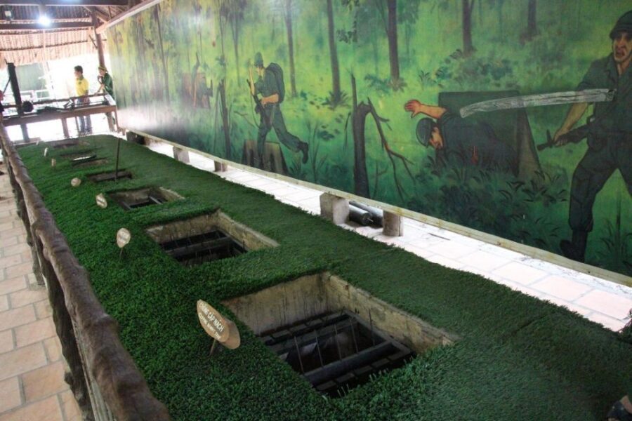 From Ho Chi Minh: Cu Chi Tunnels - A Complex Tunnels Network - Underground city tour: rooms, hospitals, and the “spider-web” logic
