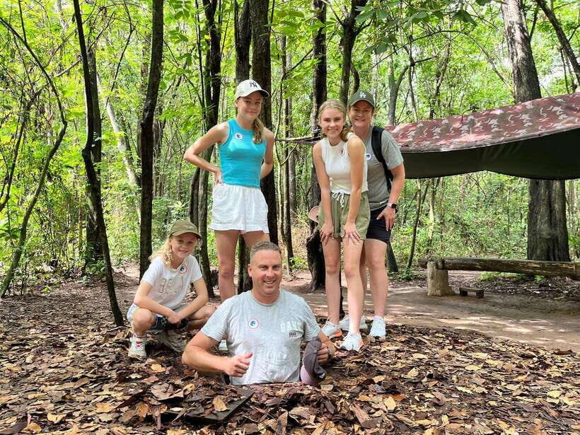 From Ho Chi Minh: Cu Chi Tunnels And Mekong Delta Full Day - Cu Chi Tunnels: Underground City, Camouflage, and Narrow-Passage Reality
