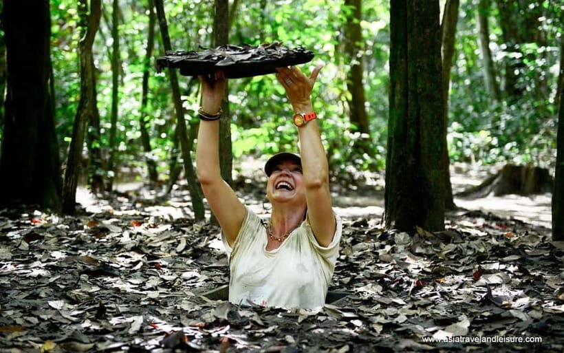 From Ho Chi Minh:Cu Chi Tunnels morning or afternoon w Lunch - Trapdoors, Tanks, and Those Photos With Context