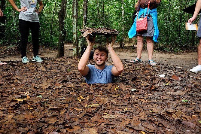 Private Cu Chi Tunnels Tour By Car | Saigon Adventure - Steamed Tapioca, Pandan Leaf Tea, and Sugarcane Juice