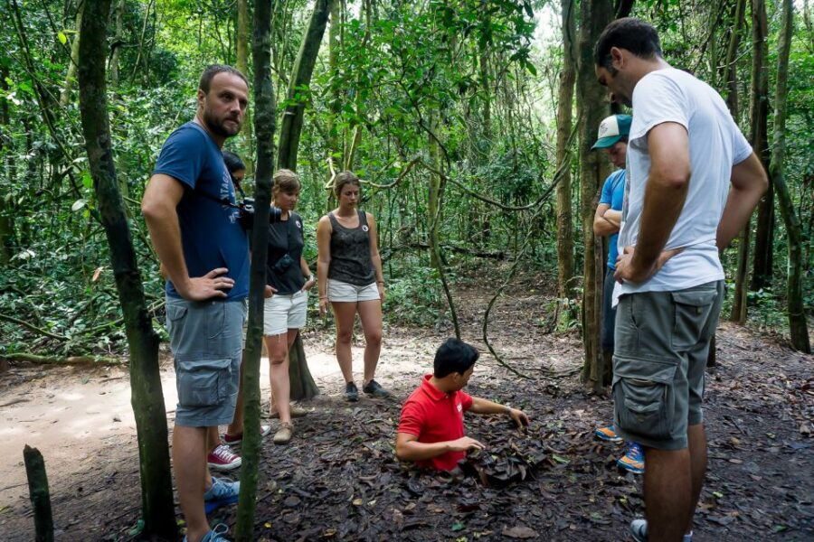 Private Half-Day Trip: Cu Chi Tunnels War History Tour - Inside the underground sites: weapons, hospitals, and kitchens