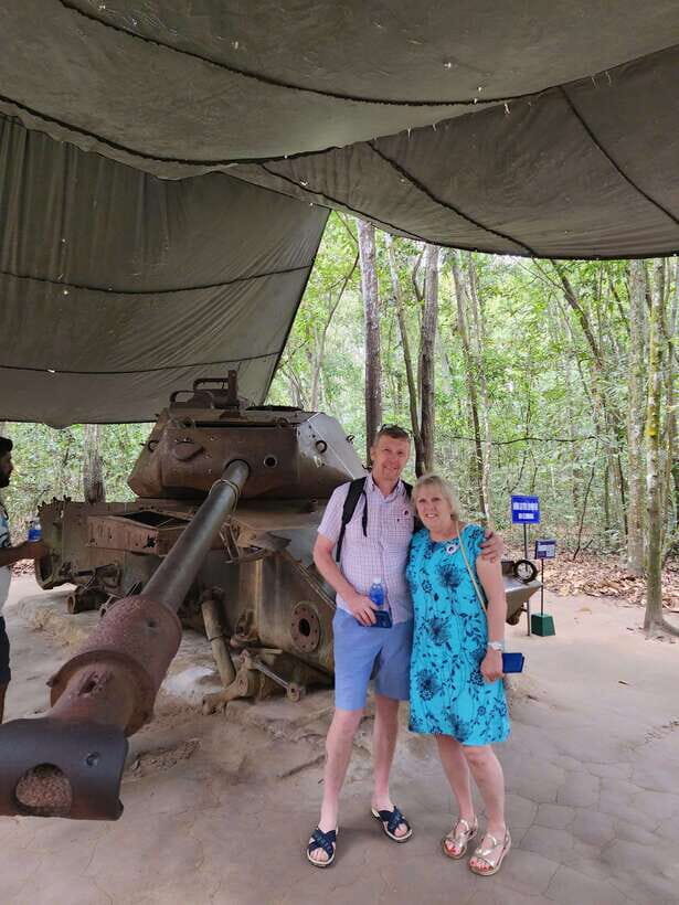 VIP NEW Tour 1Day Cu Chi Tunnels and Kayak Adventure Mekong - BBQ Lunch and Local Cooking: Eat well before the bikes and kayak