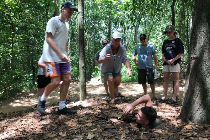 VIP Tour: Cu Chi Tunnels Half Day | Option: Real Shooting Guns - Inside Cu Chi: survival skills you can see, not just read
