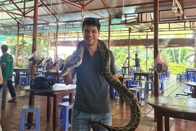 VIP Tour: Cu Chi Tunnels & Mekong Delta 1 Day | Shooting Guns - Guides make the day: from Jason Superstar to Mr Qui and Jim/Jimmy